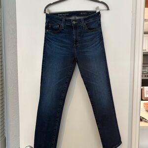 Mari Crop mid-rise slim straight, size 27